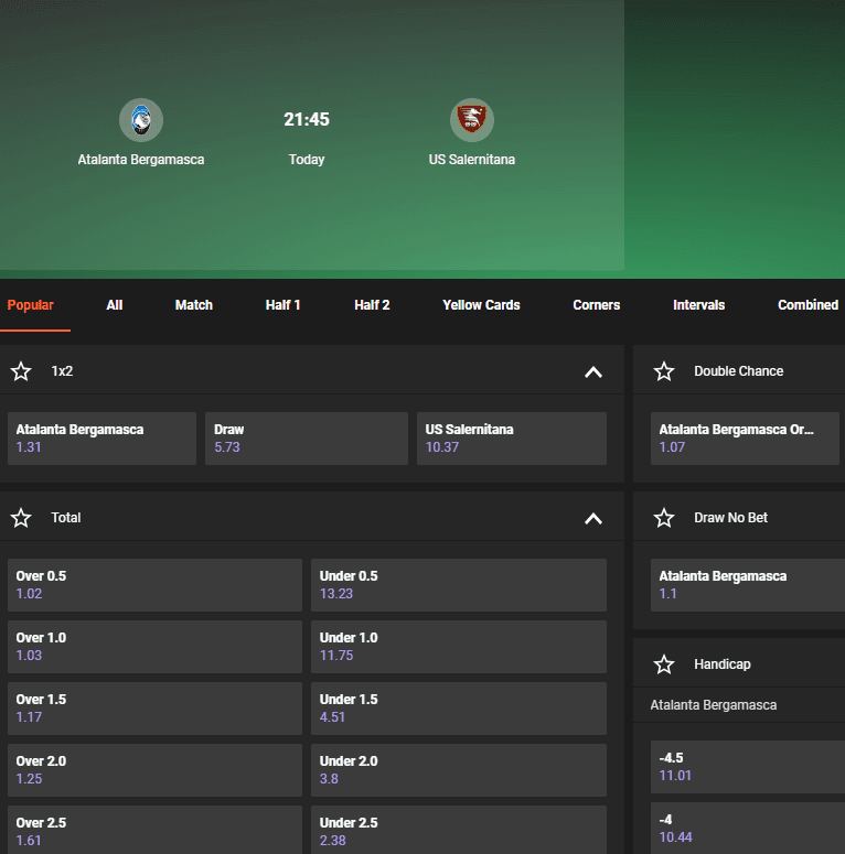 GGBet Live Football