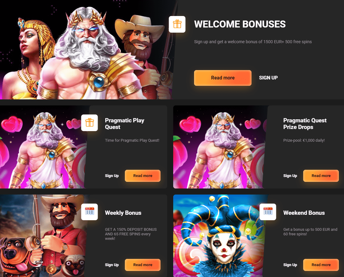 GGBet Casino Slots Bonuses
