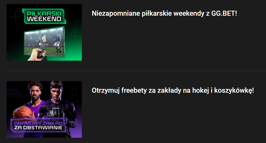 GGBet bonusy sportowe
